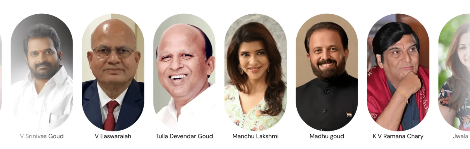 Celebrity patients of Dr. Gowds Dental Hospital - row 1